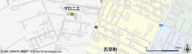 栃木県那須塩原市若草町117-186周辺の地図