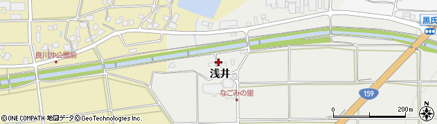 石川県中能登町（鹿島郡）浅井（イ）周辺の地図