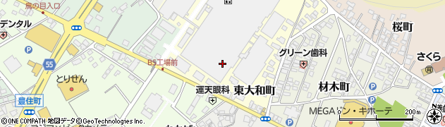 栃木県那須塩原市東大和町周辺の地図