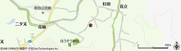 福島県いわき市渡辺町泉田（台）周辺の地図
