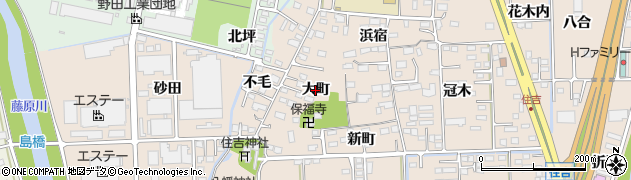 福島県いわき市小名浜住吉（大町）周辺の地図