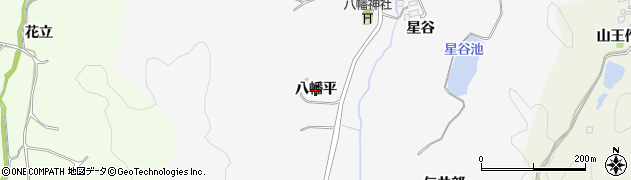福島県いわき市常磐長孫町（八幡平）周辺の地図