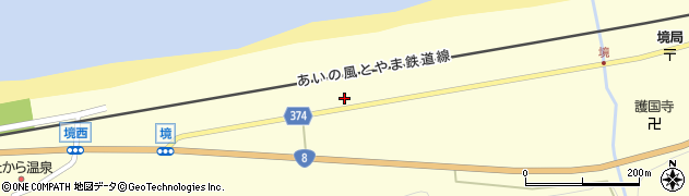 富山県下新川郡朝日町境1210周辺の地図