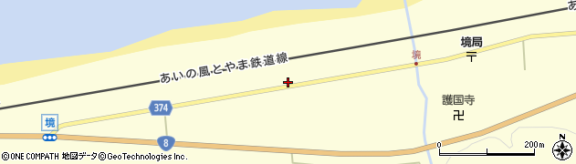 富山県下新川郡朝日町境1258周辺の地図