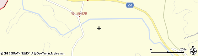 石川県中能登町（鹿島郡）下後山（ぬ）周辺の地図