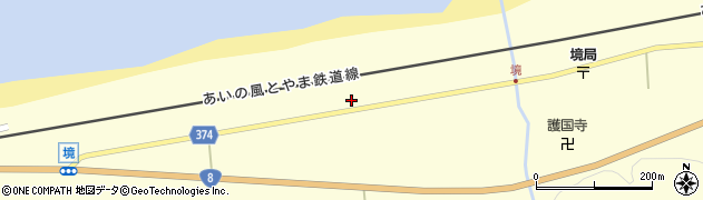 富山県下新川郡朝日町境1264周辺の地図