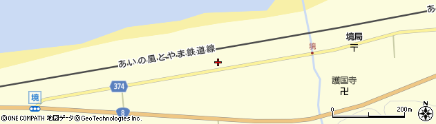 富山県下新川郡朝日町境1283周辺の地図