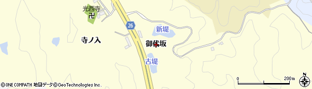 福島県いわき市鹿島町御代（御代坂）周辺の地図