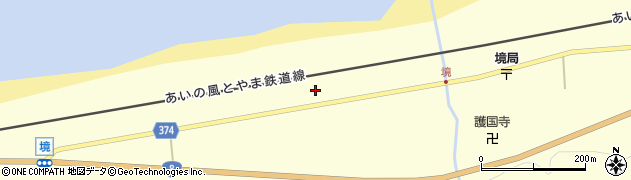 富山県下新川郡朝日町境1282周辺の地図