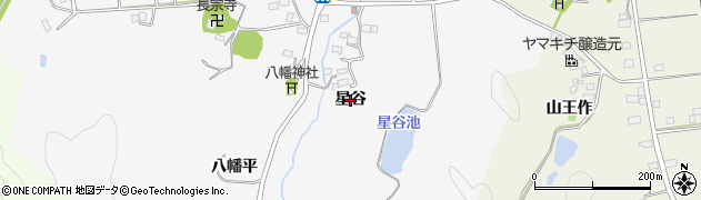 福島県いわき市常磐長孫町（星谷）周辺の地図