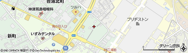 栃木県那須塩原市豊浦北町70周辺の地図