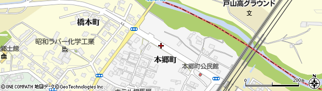 栃木県那須塩原市本郷町周辺の地図