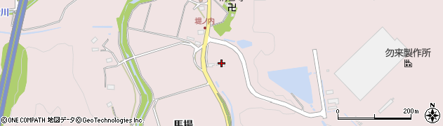 福島県いわき市渡辺町上釜戸馬場周辺の地図