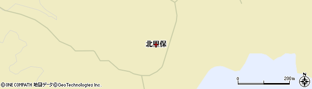 福島県いわき市遠野町滝（北里保）周辺の地図