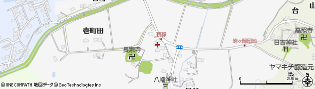 福島県いわき市常磐長孫町（扇田）周辺の地図