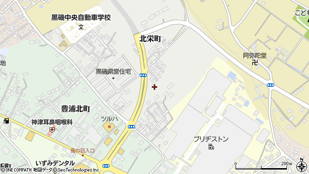〒325-0039 栃木県那須塩原市北栄町の地図