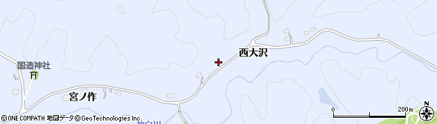 福島県いわき市小名浜上神白（西大沢）周辺の地図