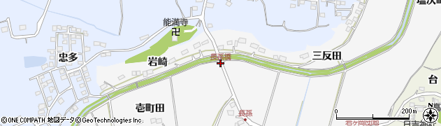 長孫橋周辺の地図