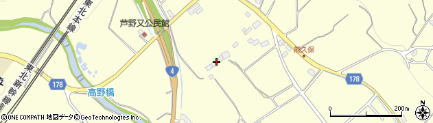 栃木県那須郡那須町高久甲127周辺の地図