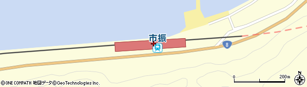 新潟県糸魚川市周辺の地図