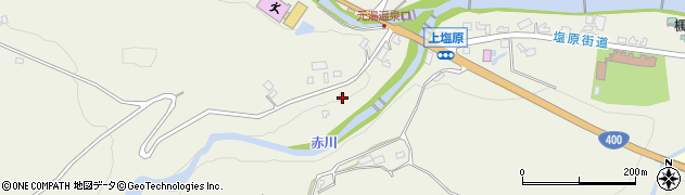 栃木県那須塩原市上塩原230周辺の地図