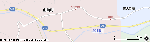 石川県七尾市山崎町リ周辺の地図