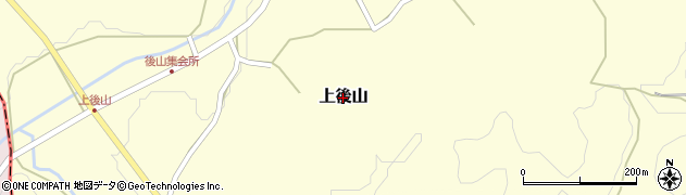 石川県中能登町（鹿島郡）上後山周辺の地図