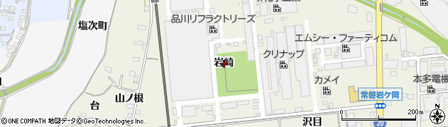福島県いわき市常磐岩ケ岡町（岩崎）周辺の地図