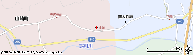 石川県七尾市山崎町（ニ）周辺の地図