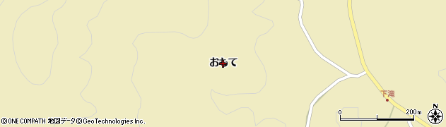 福島県いわき市遠野町滝（おもて）周辺の地図