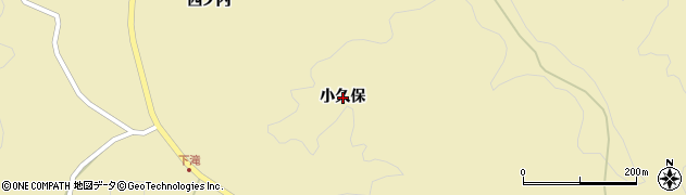 福島県いわき市遠野町滝（小久保）周辺の地図