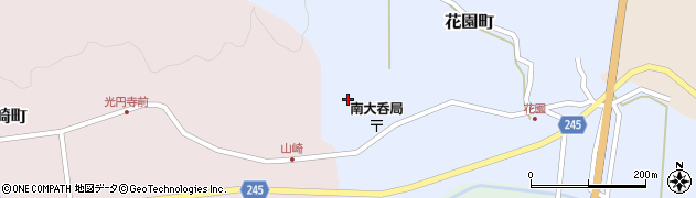 石川県七尾市花園町（ワ）周辺の地図