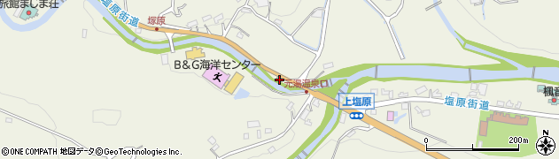 栃木県那須塩原市上塩原691周辺の地図