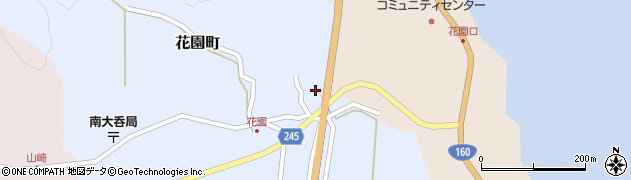 石川県七尾市花園町（チ）周辺の地図