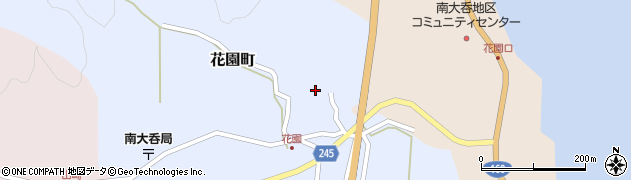 石川県七尾市花園町（シ）周辺の地図
