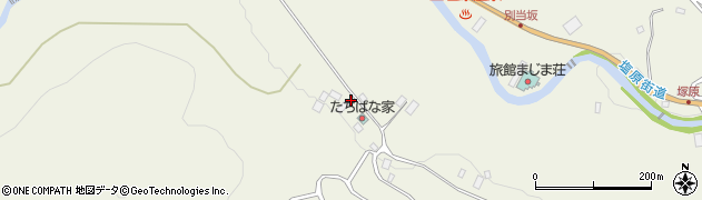 栃木県那須塩原市上塩原458周辺の地図