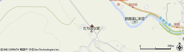 栃木県那須塩原市上塩原456周辺の地図