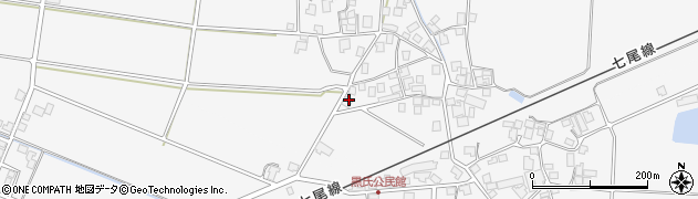 石川県中能登町（鹿島郡）一青（ム）周辺の地図
