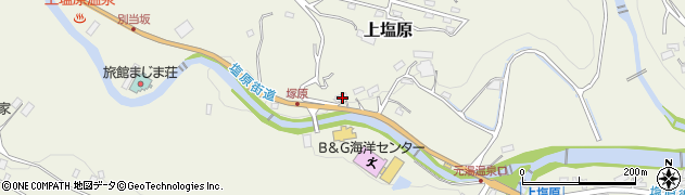 栃木県那須塩原市上塩原660周辺の地図