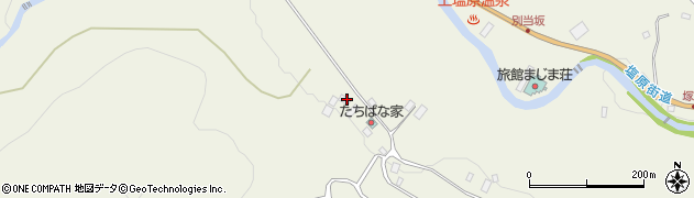 栃木県那須塩原市上塩原460周辺の地図