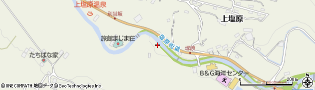 栃木県那須塩原市上塩原590周辺の地図