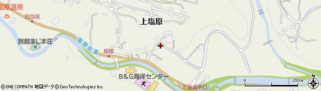 栃木県那須塩原市上塩原673周辺の地図