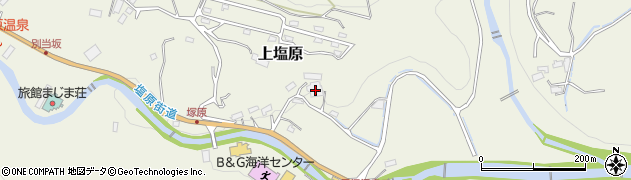 栃木県那須塩原市上塩原675周辺の地図