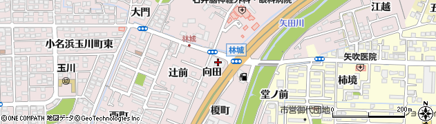福島県いわき市小名浜林城向田2周辺の地図