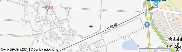 石川県中能登町（鹿島郡）一青（ロ）周辺の地図