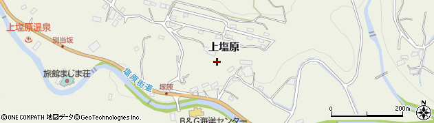 栃木県那須塩原市上塩原651周辺の地図