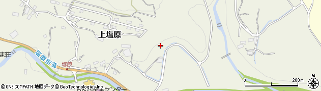 栃木県那須塩原市上塩原708周辺の地図