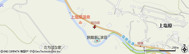 栃木県那須塩原市上塩原579周辺の地図