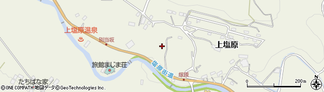 栃木県那須塩原市上塩原644周辺の地図