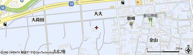 福島県いわき市常磐西郷町（大夫）周辺の地図